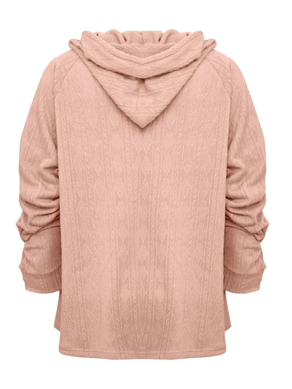 Full Size Drawstring Long Sleeve Hoodie - V.I.P Digital Presence