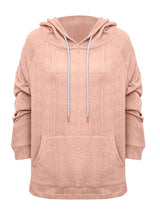 Full Size Drawstring Long Sleeve Hoodie - V.I.P Digital Presence