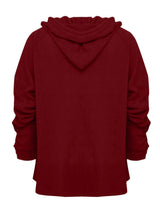 Full Size Drawstring Long Sleeve Hoodie - V.I.P Digital Presence