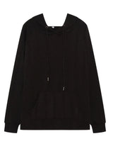 Full Size Drawstring Long Sleeve Hoodie - V.I.P Digital Presence