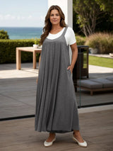 Full Size Pocketed Wide Leg Overalls - V.I.P Digital Presence