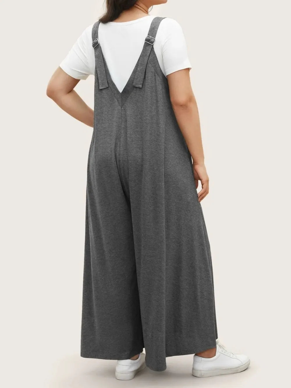 Full Size Pocketed Wide Leg Overalls - V.I.P Digital Presence