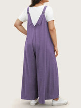 Full Size Pocketed Wide Leg Overalls - V.I.P Digital Presence