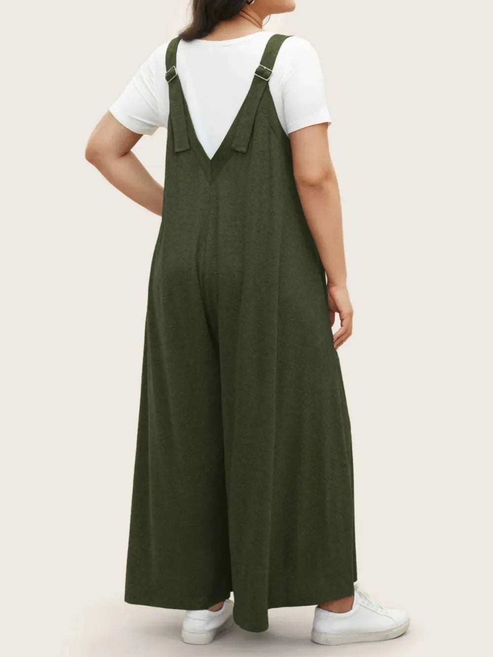 Full Size Pocketed Wide Leg Overalls - V.I.P Digital Presence