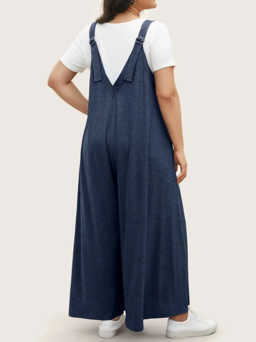 Full Size Pocketed Wide Leg Overalls - V.I.P Digital Presence