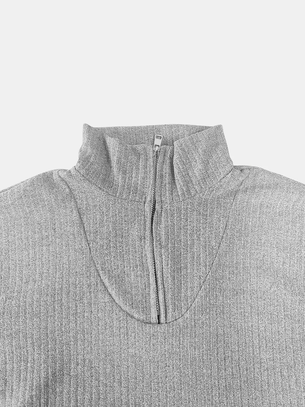 Full Size Quarter Zip Long Sleeve Top - V.I.P Digital Presence