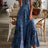 Full Size Smocked Printed V-Neck Short Sleeve Dress - V.I.P Digital Presence