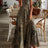 Full Size Smocked Printed V-Neck Short Sleeve Dress - V.I.P Digital Presence