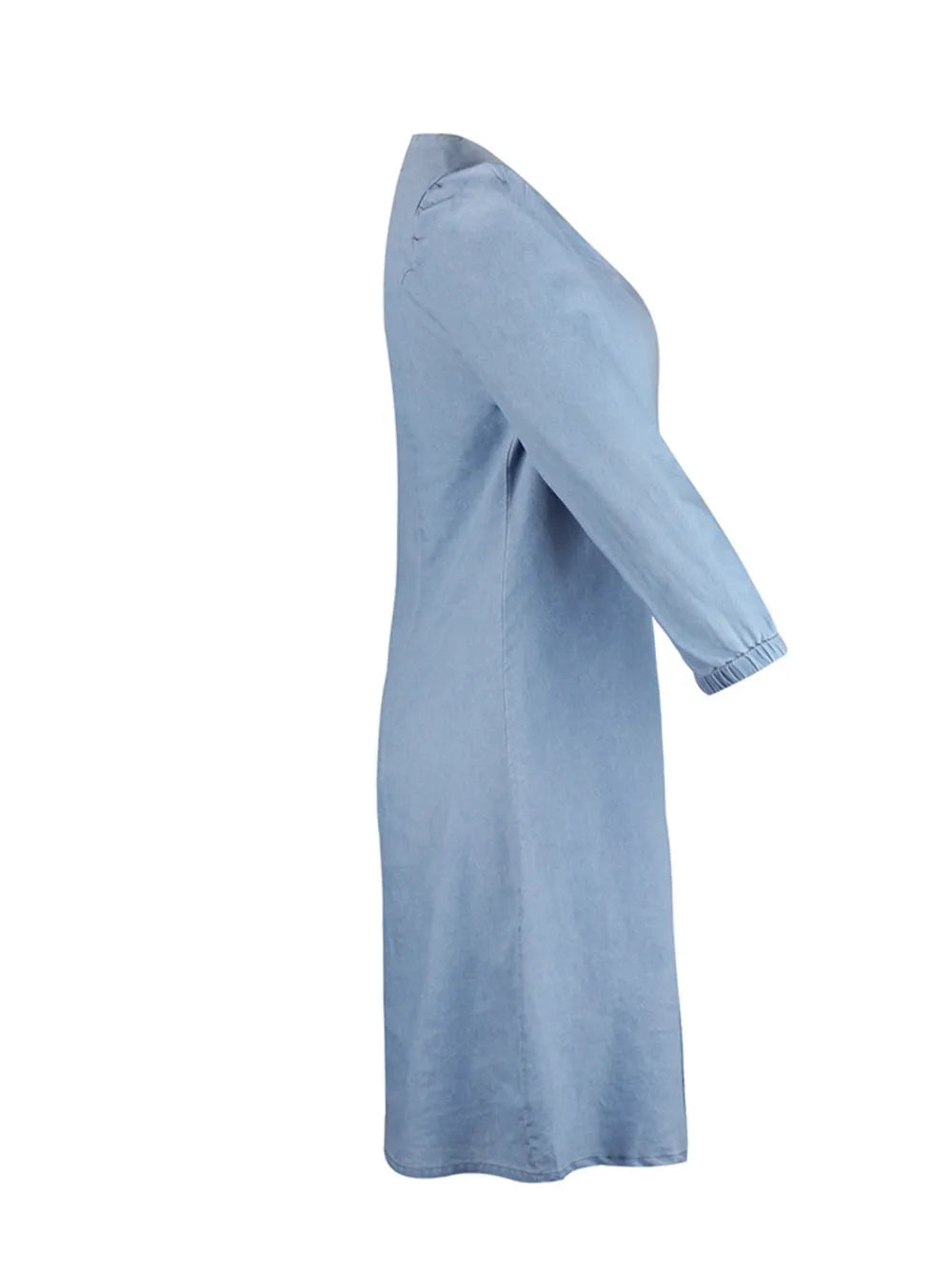 Full Size V-Neck Half Sleeve Dress - V.I.P Digital Presence