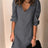 Full Size V-Neck Half Sleeve Dress - V.I.P Digital Presence