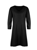 Full Size V-Neck Half Sleeve Dress - V.I.P Digital Presence