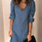 Full Size V-Neck Half Sleeve Dress - V.I.P Digital Presence