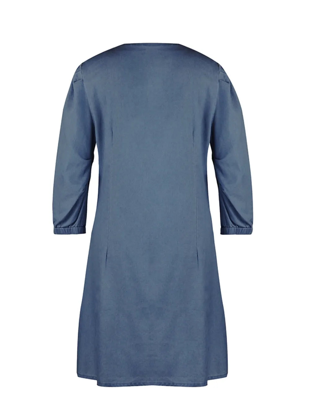 Full Size V-Neck Half Sleeve Dress - V.I.P Digital Presence