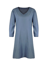 Full Size V-Neck Half Sleeve Dress - V.I.P Digital Presence