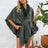 Fuzzy Trim Open Front Poncho - V.I.P Digital Presence