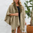 Fuzzy Trim Open Front Poncho - V.I.P Digital Presence