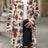 Geometric Pocketed Dropped Shoulder Coat - V.I.P Digital Presence