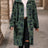 Geometric Pocketed Dropped Shoulder Coat - V.I.P Digital Presence