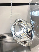 Golden Evening bag Purses and handbag luxury Designer shoulder bags funny shape Party Wedding Acrylic Shiny Clutch purse - V.I.P Digital Presence