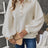 Half Button Long Sleeve Sweatshirt - V.I.P Digital Presence