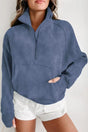 Half Zip Long Sleeve Sweatshirt - V.I.P Digital Presence