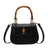 Handheld bamboo bag women's shoulder bag retro saddle bag - V.I.P Digital Presence