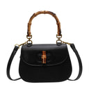 Handheld bamboo bag women's shoulder bag retro saddle bag - V.I.P Digital Presence