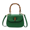 Handheld bamboo bag women's shoulder bag retro saddle bag - V.I.P Digital Presence