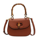 Handheld bamboo bag women's shoulder bag retro saddle bag - V.I.P Digital Presence