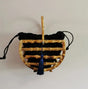 Handmade tassel bamboo knot bag water bucket bag semi-circular bamboo basket handbag for women - V.I.P Digital Presence