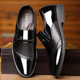 High end shiny business dress leather shoes, height increasing set feet, suit shoes, men's shoes - V.I.P Digital Presence