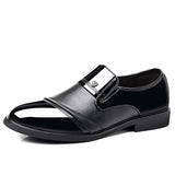 High end shiny business dress leather shoes, height increasing set feet, suit shoes, men's shoes - V.I.P Digital Presence