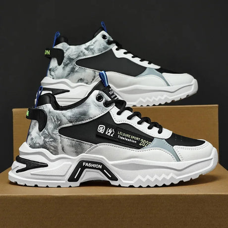 High top sports shoes for men height increasing casual running - V.I.P Digital Presence