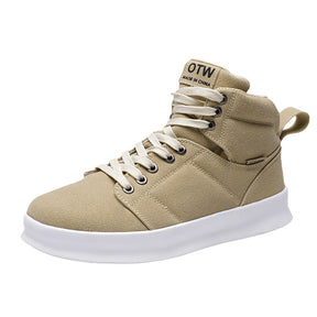 High top suede board shoes Air Force thick sole breathable sports student casual workwear shoes men - V.I.P Digital Presence