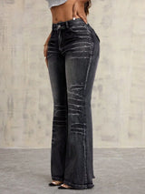 High Waist Bootcut Jeans - V.I.P Digital Presence