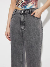 High Waist Bootcut Jeans with Pockets - V.I.P Digital Presence