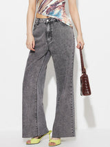 High Waist Bootcut Jeans with Pockets - V.I.P Digital Presence