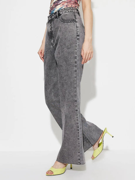 High Waist Bootcut Jeans with Pockets - V.I.P Digital Presence