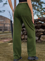 High Waist Cargo Straight Jeans - V.I.P Digital Presence