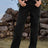 High Waist Cargo Straight Jeans - V.I.P Digital Presence