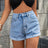 High Waist Denim Shorts - V.I.P Digital Presence