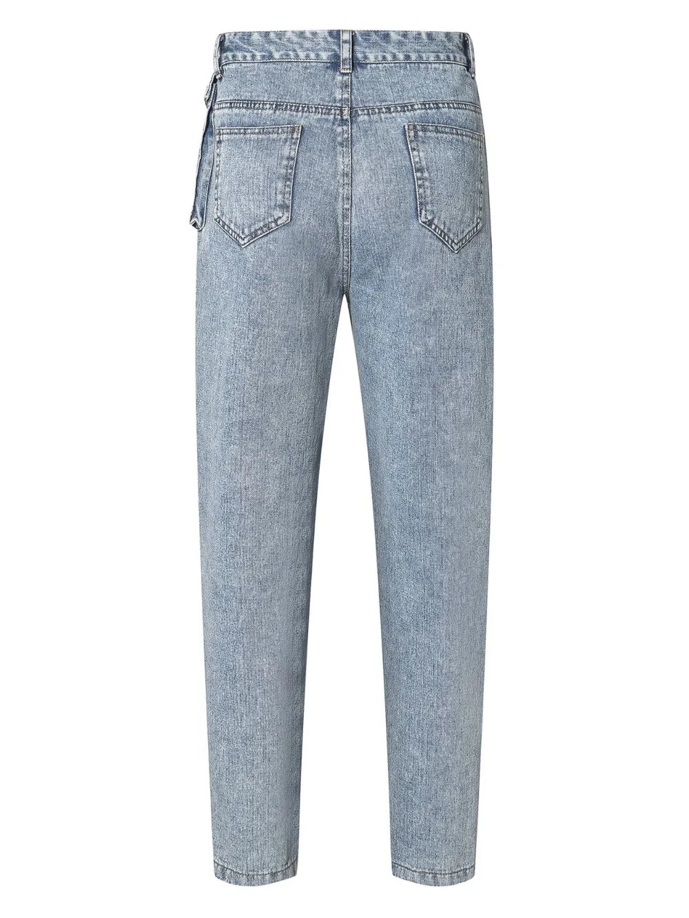 High Waist Straight Leg Jeans - V.I.P Digital Presence
