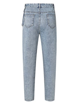 High Waist Straight Leg Jeans - V.I.P Digital Presence