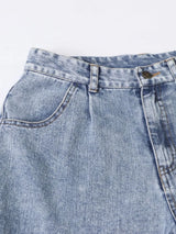 High Waist Straight Leg Jeans - V.I.P Digital Presence
