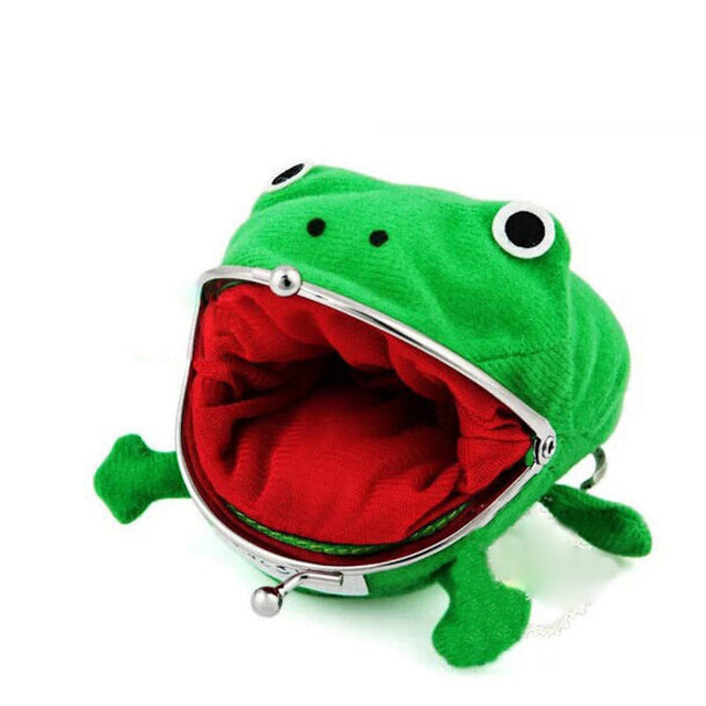 Hokage Ninjia Naruto Frog Coin Purse Cosplay Props Frog Wallet Anime Cartoon Manga Flannel Coin holder Cute Animal - V.I.P Digital Presence