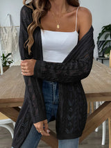 Hollow woven sweater without buttons air-conditioned sweater casual jacket - V.I.P Digital Presence