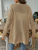 Hollow woven sweater without buttons air-conditioned sweater casual jacket - V.I.P Digital Presence