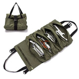 Hot Sale Roll Tool Roll Multi-Purpose Tool Roll Up Bag Wrench Roll Pouch Hanging Tool Zipper Carrier Tote - V.I.P Digital Presence