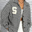 Houndstooth Button Down Long Sleeve Shacket - V.I.P Digital Presence
