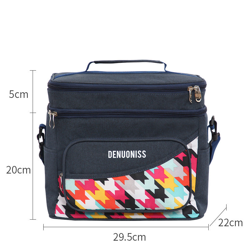 Innovative waterproof aluminum foil insulation bag refrigerated leak-proof ice pack multi-functional lunch box bag large capacity meal bag - V.I.P Digital Presence